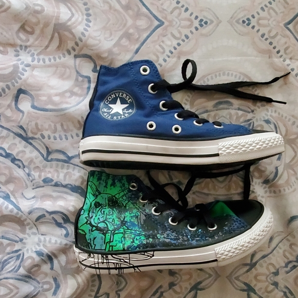 Converse Kids Chuck Taylor All Star Aminal Graphic High Tops - Picture 3 of 5